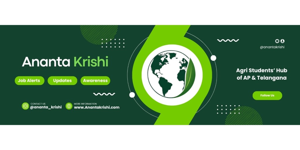 Ananta Krishi - Agri Students' Hub Banner